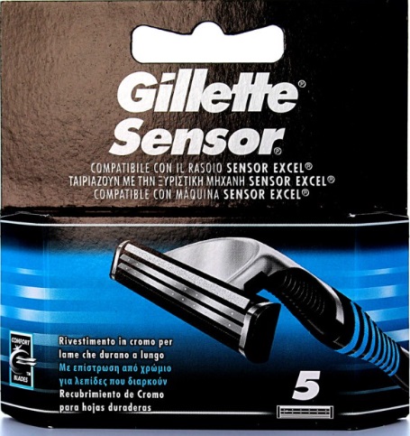 GILLETTE SENSOR RICARICHE 5
